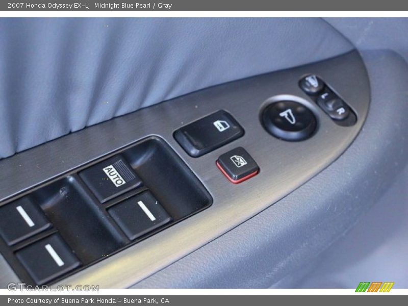 Midnight Blue Pearl / Gray 2007 Honda Odyssey EX-L