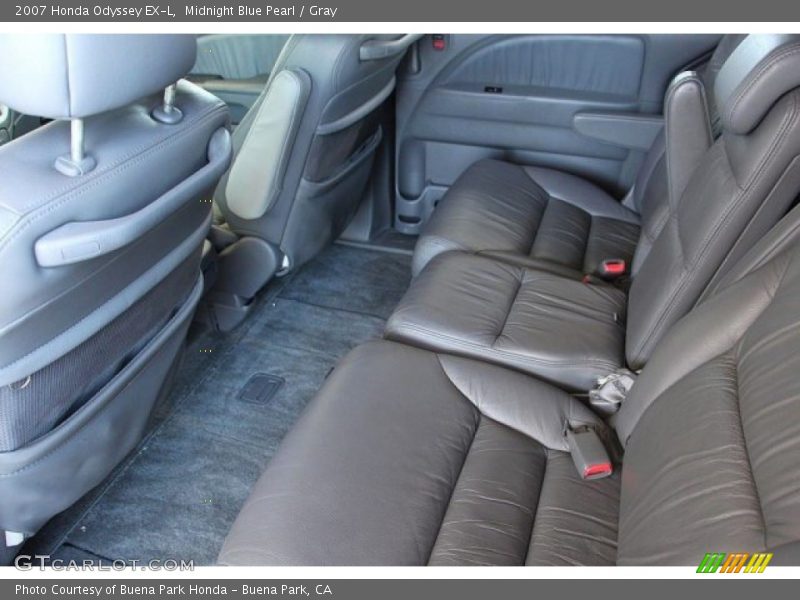 Midnight Blue Pearl / Gray 2007 Honda Odyssey EX-L