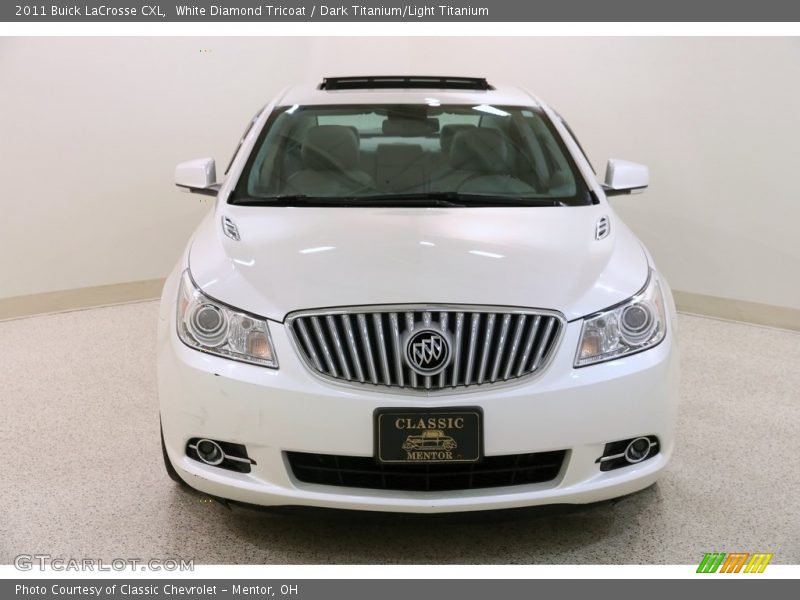 White Diamond Tricoat / Dark Titanium/Light Titanium 2011 Buick LaCrosse CXL