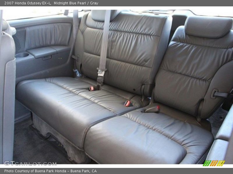 Midnight Blue Pearl / Gray 2007 Honda Odyssey EX-L