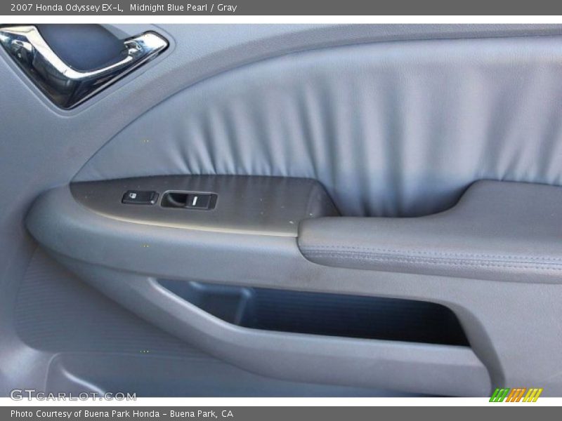 Midnight Blue Pearl / Gray 2007 Honda Odyssey EX-L