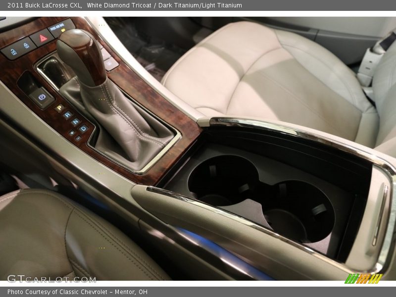 White Diamond Tricoat / Dark Titanium/Light Titanium 2011 Buick LaCrosse CXL