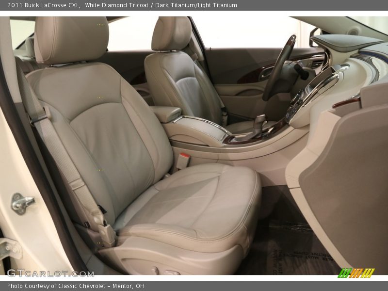 White Diamond Tricoat / Dark Titanium/Light Titanium 2011 Buick LaCrosse CXL