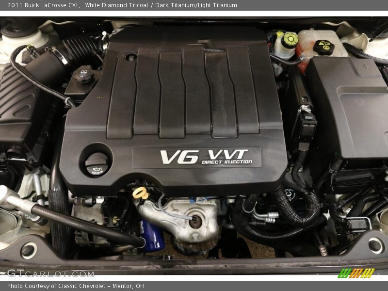 White Diamond Tricoat / Dark Titanium/Light Titanium 2011 Buick LaCrosse CXL