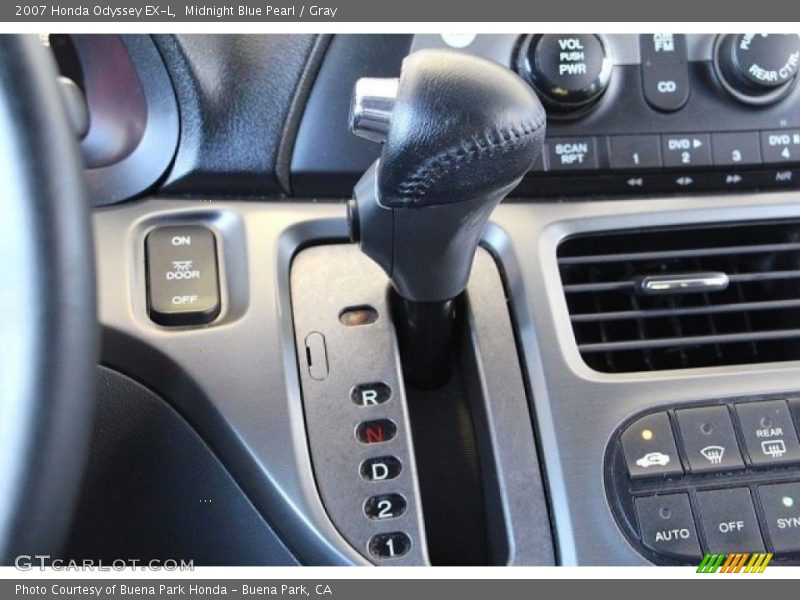 Midnight Blue Pearl / Gray 2007 Honda Odyssey EX-L