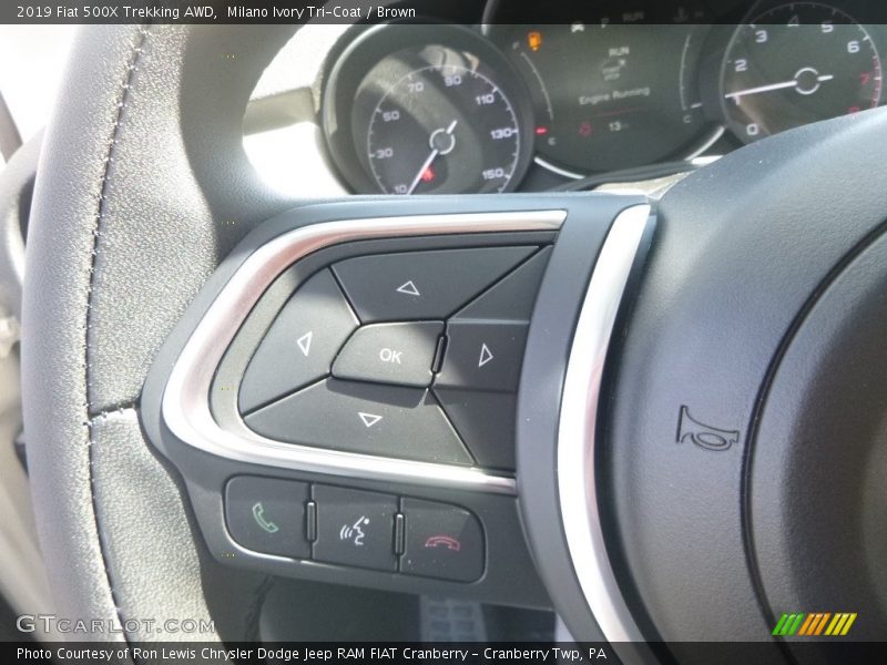 Milano Ivory Tri-Coat / Brown 2019 Fiat 500X Trekking AWD
