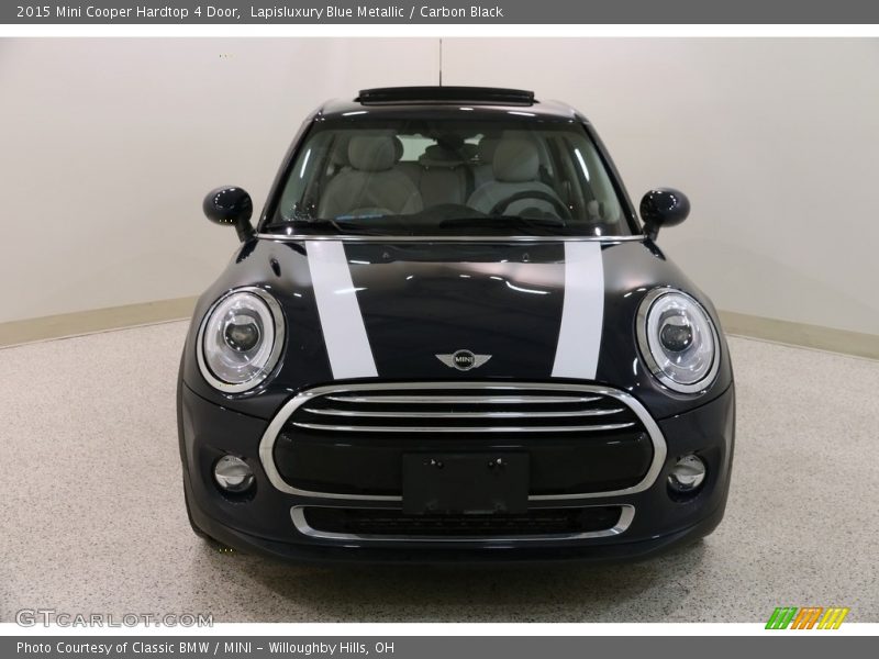Lapisluxury Blue Metallic / Carbon Black 2015 Mini Cooper Hardtop 4 Door