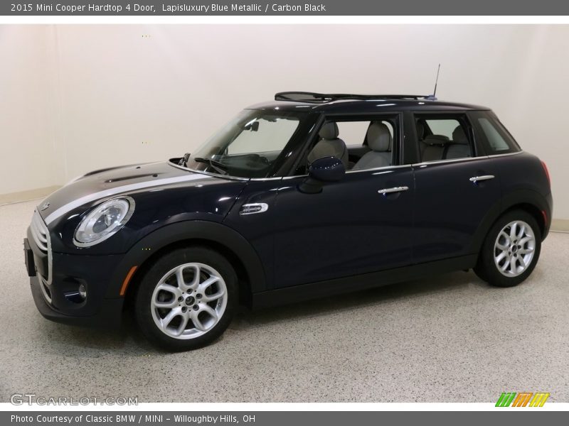 Lapisluxury Blue Metallic / Carbon Black 2015 Mini Cooper Hardtop 4 Door