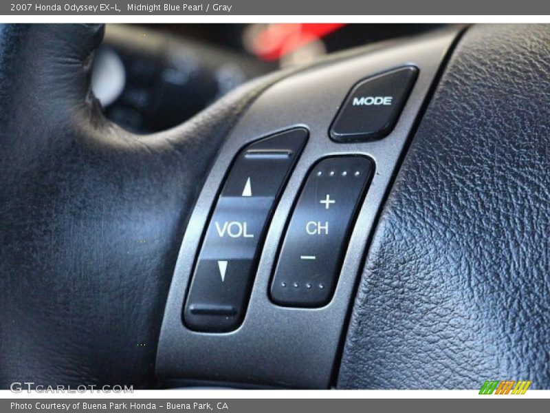 Midnight Blue Pearl / Gray 2007 Honda Odyssey EX-L