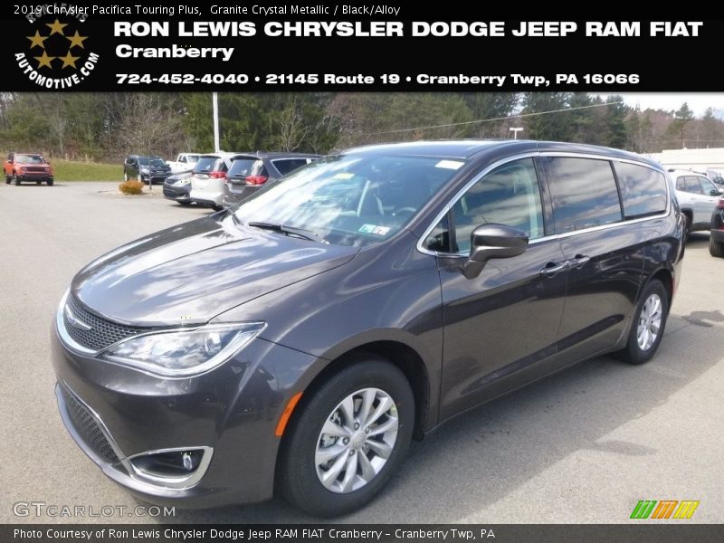 Granite Crystal Metallic / Black/Alloy 2019 Chrysler Pacifica Touring Plus