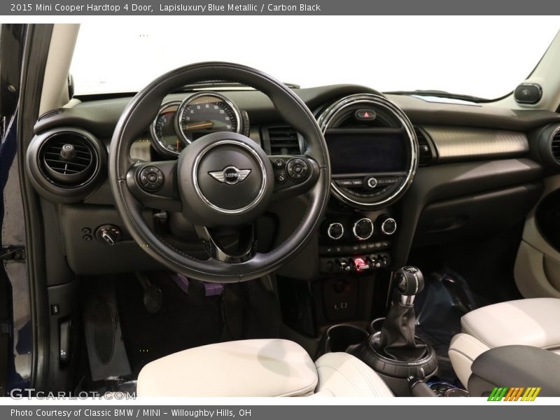 Lapisluxury Blue Metallic / Carbon Black 2015 Mini Cooper Hardtop 4 Door