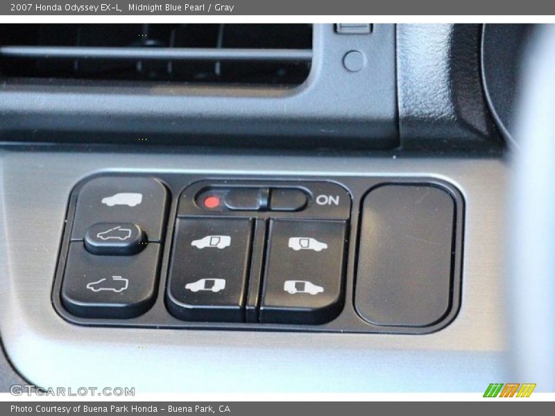 Midnight Blue Pearl / Gray 2007 Honda Odyssey EX-L