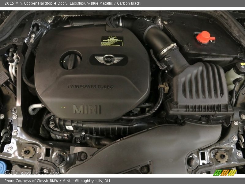 Lapisluxury Blue Metallic / Carbon Black 2015 Mini Cooper Hardtop 4 Door