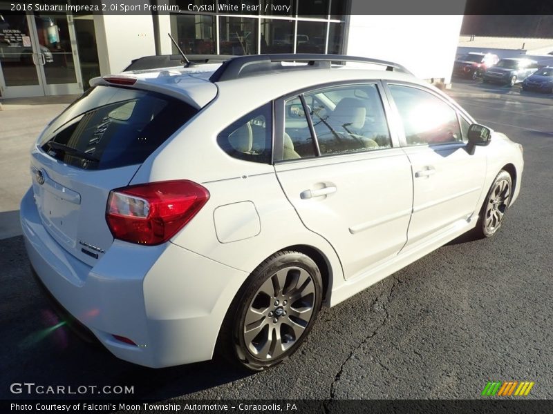Crystal White Pearl / Ivory 2016 Subaru Impreza 2.0i Sport Premium