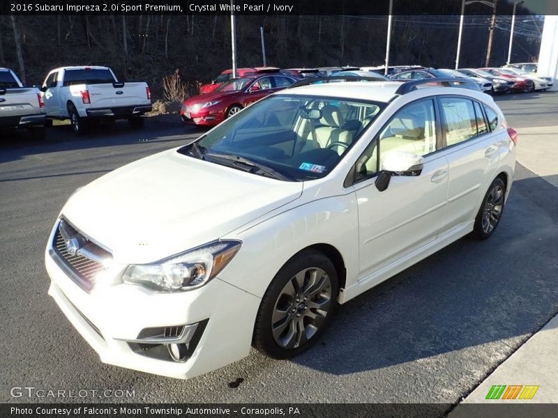 Crystal White Pearl / Ivory 2016 Subaru Impreza 2.0i Sport Premium