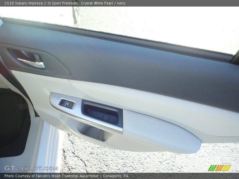 Crystal White Pearl / Ivory 2016 Subaru Impreza 2.0i Sport Premium