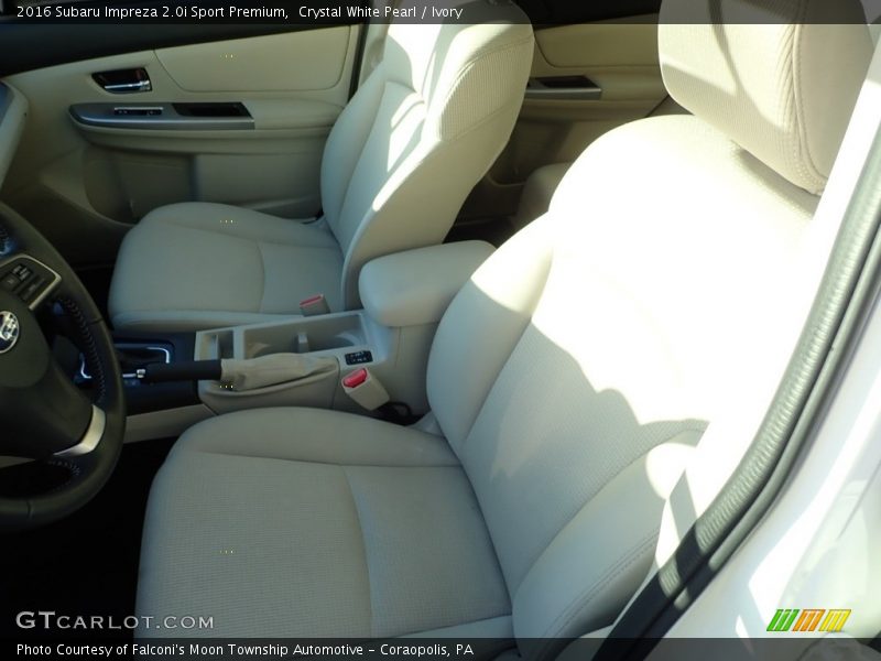 Crystal White Pearl / Ivory 2016 Subaru Impreza 2.0i Sport Premium