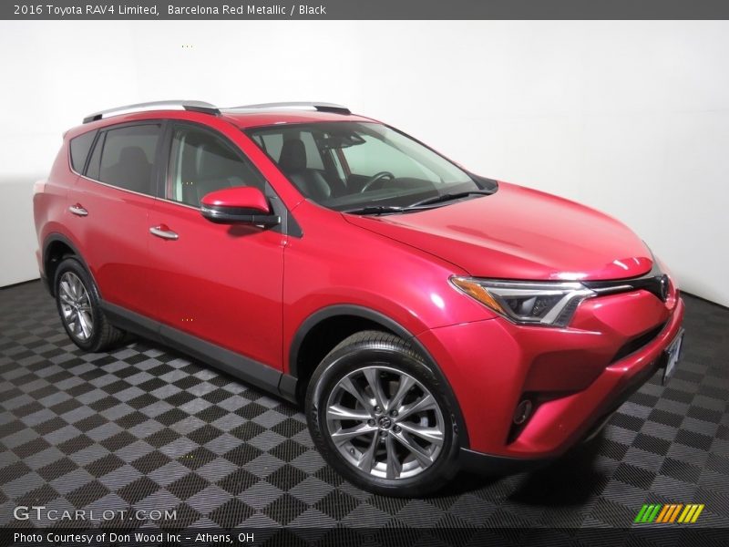 Barcelona Red Metallic / Black 2016 Toyota RAV4 Limited