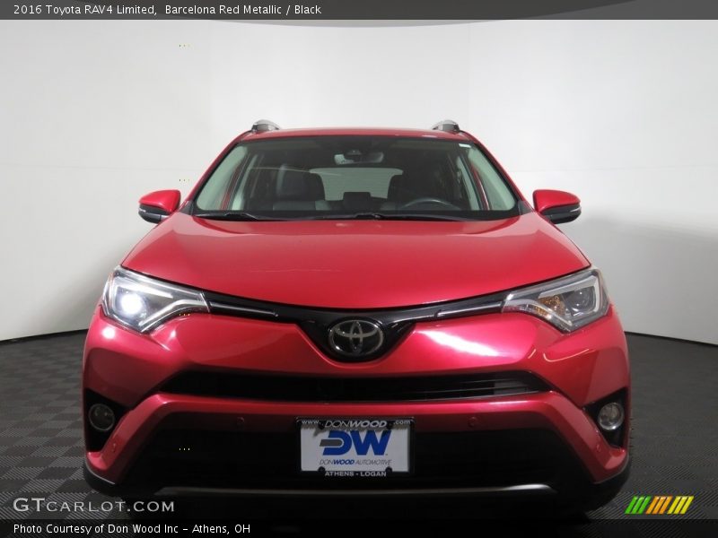 Barcelona Red Metallic / Black 2016 Toyota RAV4 Limited