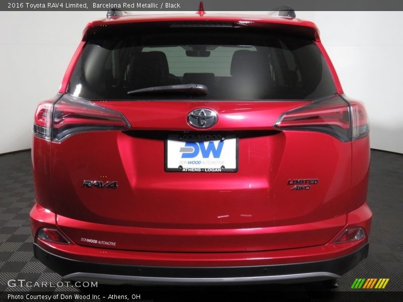 Barcelona Red Metallic / Black 2016 Toyota RAV4 Limited