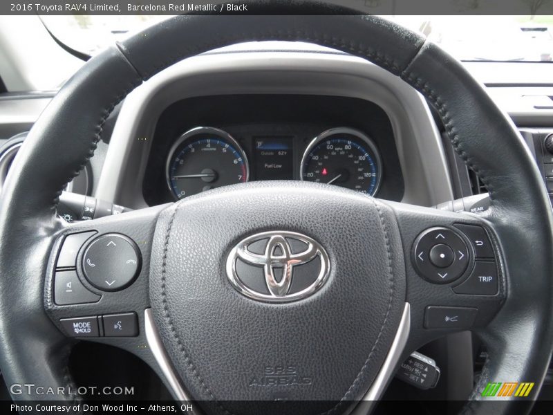 Barcelona Red Metallic / Black 2016 Toyota RAV4 Limited