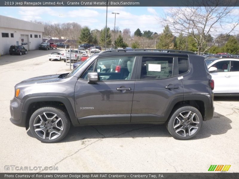 Granite Crystal Metallic / Black/Sandstorm 2019 Jeep Renegade Limited 4x4