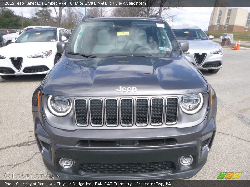 Granite Crystal Metallic / Black/Sandstorm 2019 Jeep Renegade Limited 4x4