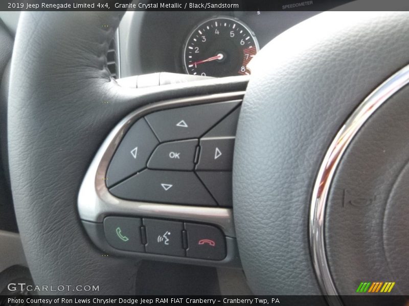 Granite Crystal Metallic / Black/Sandstorm 2019 Jeep Renegade Limited 4x4