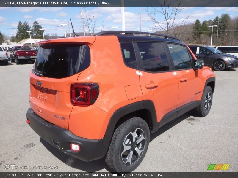 Omaha Orange / Black 2019 Jeep Renegade Trailhawk 4x4