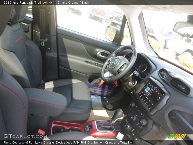 Omaha Orange / Black 2019 Jeep Renegade Trailhawk 4x4