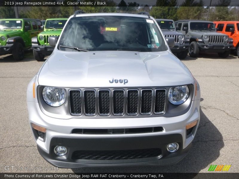 Glacier Metallic / Black 2019 Jeep Renegade Limited 4x4