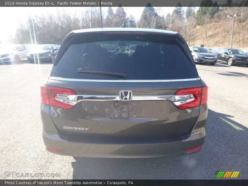 Pacific Pewter Metallic / Mocha 2019 Honda Odyssey EX-L