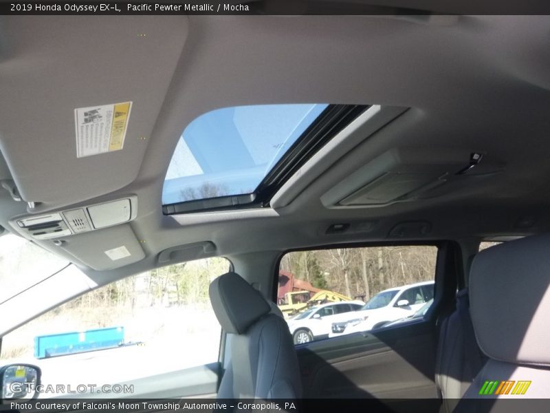 Pacific Pewter Metallic / Mocha 2019 Honda Odyssey EX-L