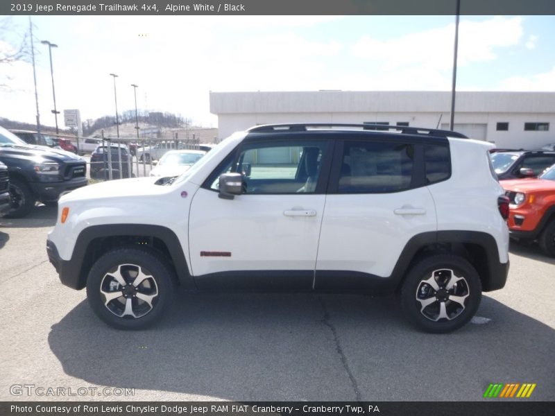 Alpine White / Black 2019 Jeep Renegade Trailhawk 4x4