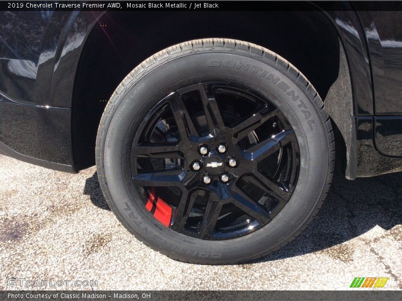 Mosaic Black Metallic / Jet Black 2019 Chevrolet Traverse Premier AWD
