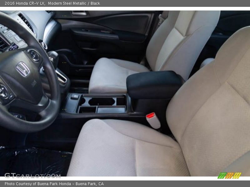 Modern Steel Metallic / Black 2016 Honda CR-V LX