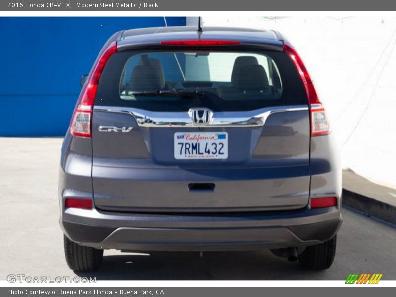 Modern Steel Metallic / Black 2016 Honda CR-V LX