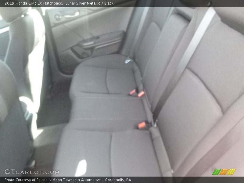 Lunar Silver Metallic / Black 2019 Honda Civic EX Hatchback