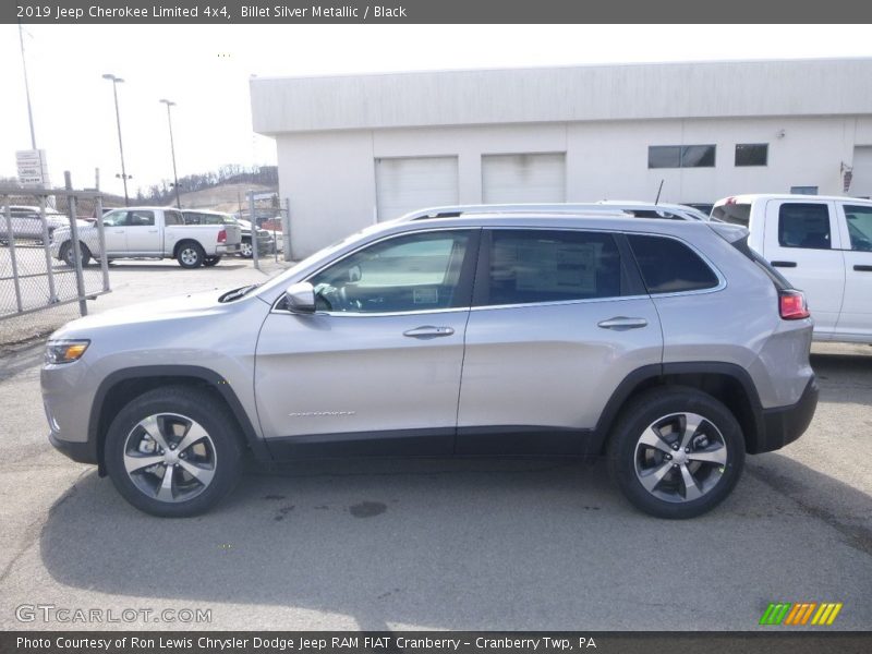 Billet Silver Metallic / Black 2019 Jeep Cherokee Limited 4x4