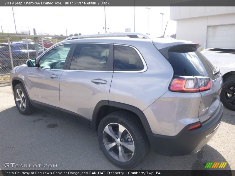 Billet Silver Metallic / Black 2019 Jeep Cherokee Limited 4x4