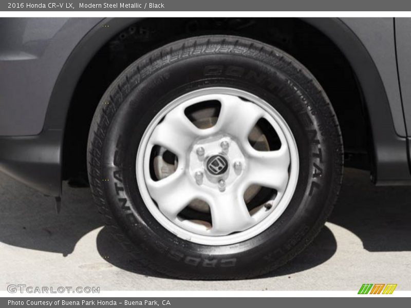Modern Steel Metallic / Black 2016 Honda CR-V LX