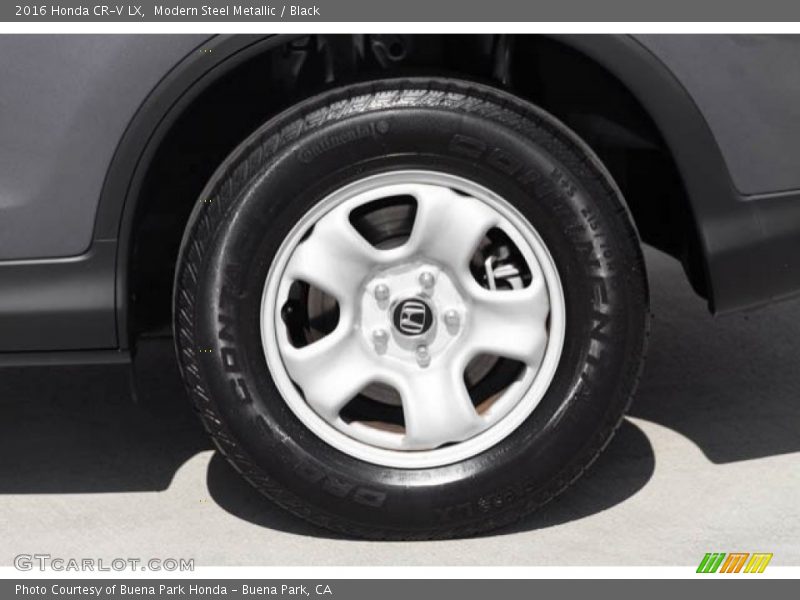 Modern Steel Metallic / Black 2016 Honda CR-V LX