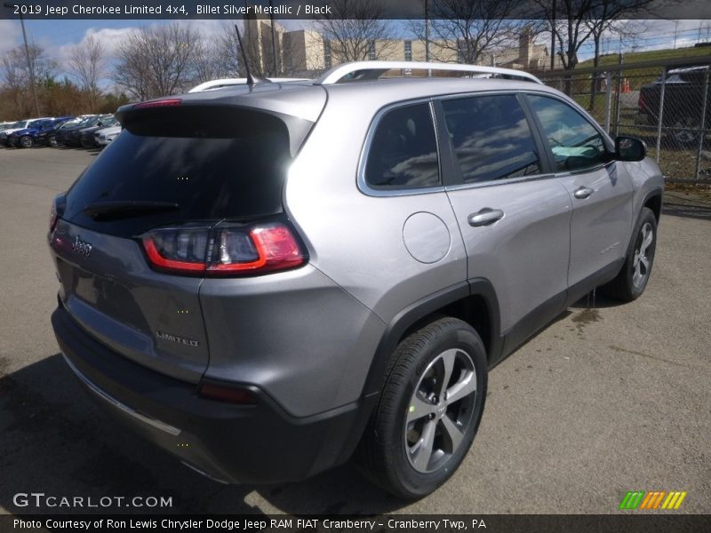 Billet Silver Metallic / Black 2019 Jeep Cherokee Limited 4x4