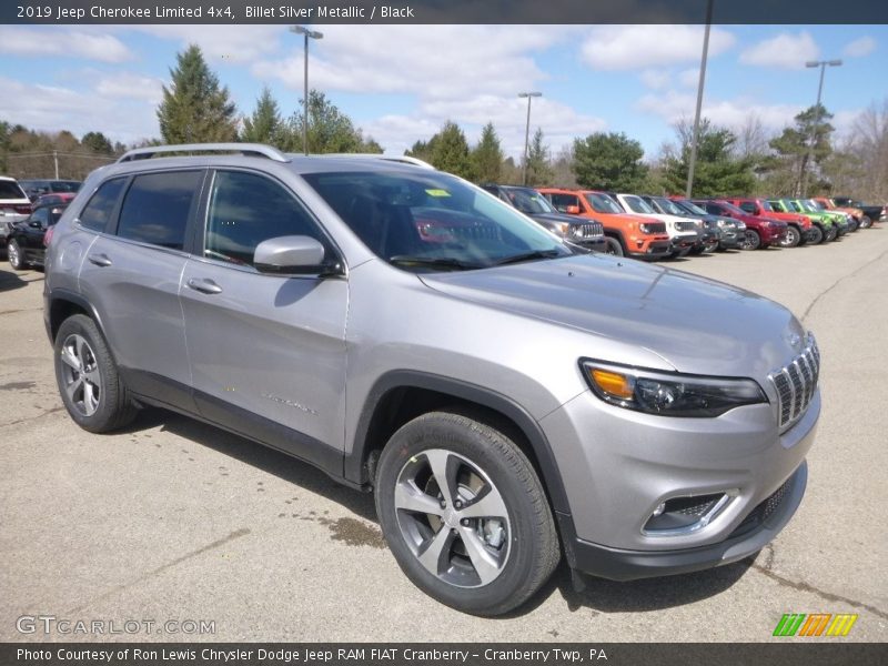 Billet Silver Metallic / Black 2019 Jeep Cherokee Limited 4x4