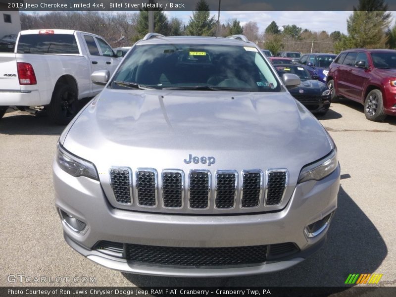 Billet Silver Metallic / Black 2019 Jeep Cherokee Limited 4x4