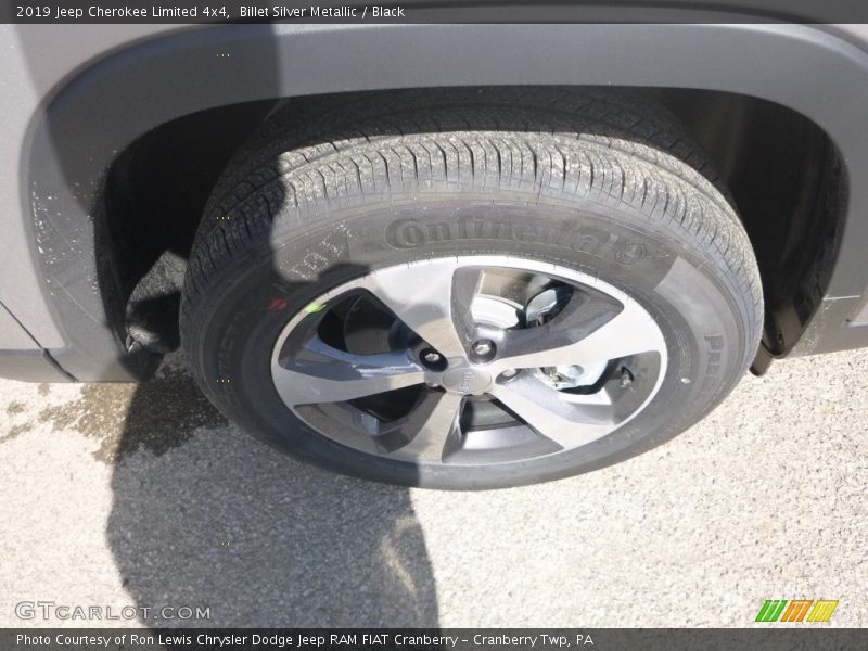 Billet Silver Metallic / Black 2019 Jeep Cherokee Limited 4x4