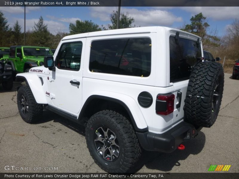 Bright White / Black 2019 Jeep Wrangler Rubicon 4x4