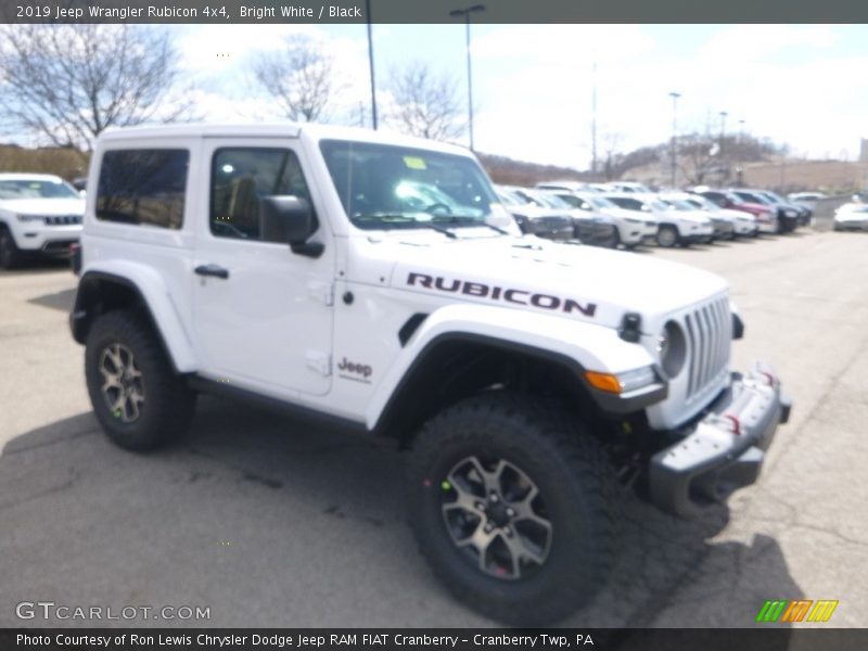 Bright White / Black 2019 Jeep Wrangler Rubicon 4x4