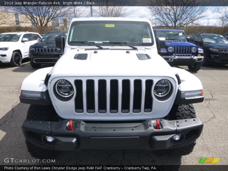 Bright White / Black 2019 Jeep Wrangler Rubicon 4x4