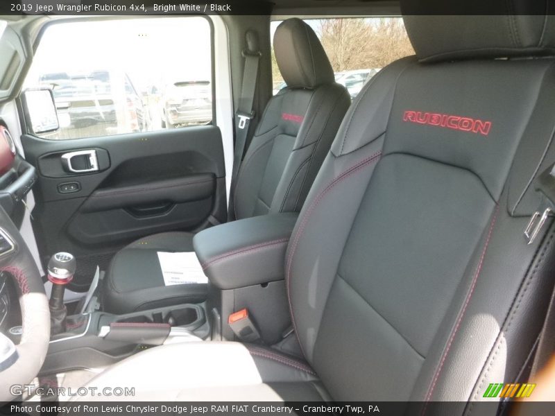 Bright White / Black 2019 Jeep Wrangler Rubicon 4x4